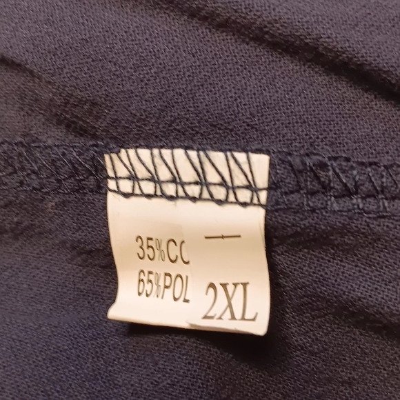 NWT women's 2XL pants Tapered high rise,E retro, butterfly print, Pockets. - Picture 8 of 14